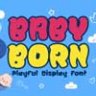 Шрифт - Baby Born