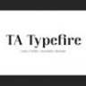 Шрифт - TA Typefire