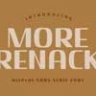 Шрифт - More Renack