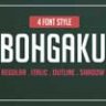 Шрифт - Bohgaku