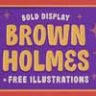 Шрифт - Brown Holmes