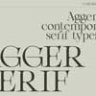 Шрифт - Agger