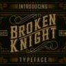 Шрифт - Broken Knight
