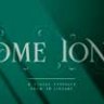 Шрифт - Rome Ionic