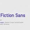 Шрифт - Film Fiction Sans
