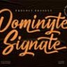 Шрифт - Dominyte Signate