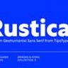 Шрифт - Rustica