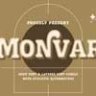 Шрифт - Monvar
