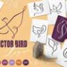 Векторный логотип птицы