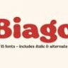 Шрифт - Biago