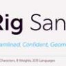 Шрифт - Rig Sans