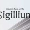 Шрифт - Sigillium