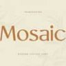 Шрифт - Mosaic