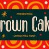 Шрифт - Brown Cake