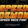 Шрифт - Speed Demon