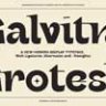 Шрифт - Galvitra