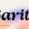 Шрифт - Barito