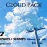 72 облачный пакет кистей для штампов Procreate