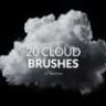 20 реалистичные облака кисти Photoshop