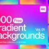 1000 фонов с цветовым градиентом