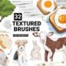 Текстурированные кисти для Procreate